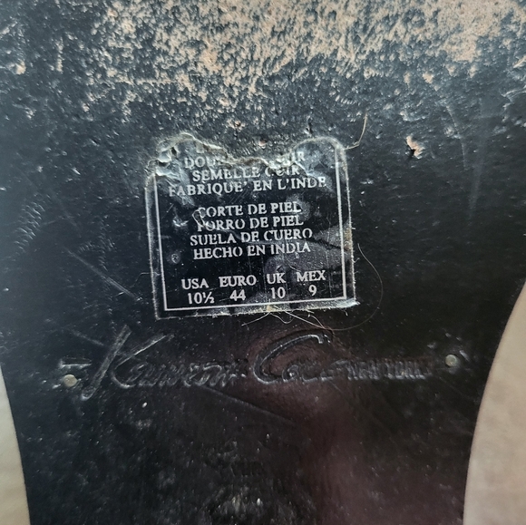 Kenneth Cole New York Dark Brown Leather Slip-Ons - Picture 5 of 9